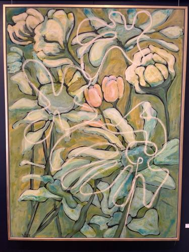 Dancing Daisies 94x120cm $2000