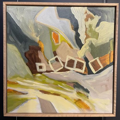 Underground Holiday 2 48x48cm $300 each or $500 for both