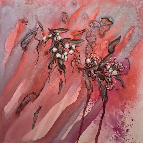 Gumnuts 93x93cm $2000