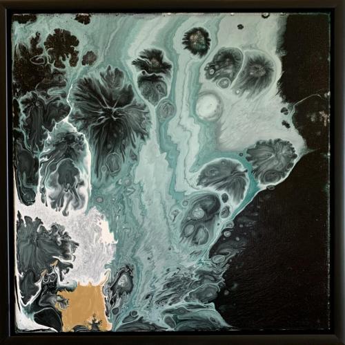 Gold Oyster 34x34cm 
