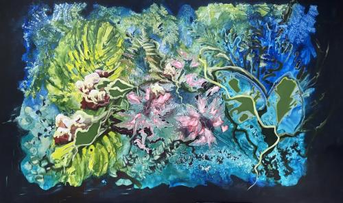 Night Garden 300x150cm $8000